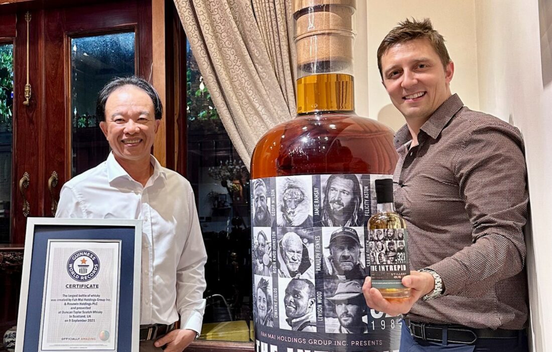 ANONYMOUS BUYER OF WORLD’S BIGGEST WHISKY BOTTLE REVEALED