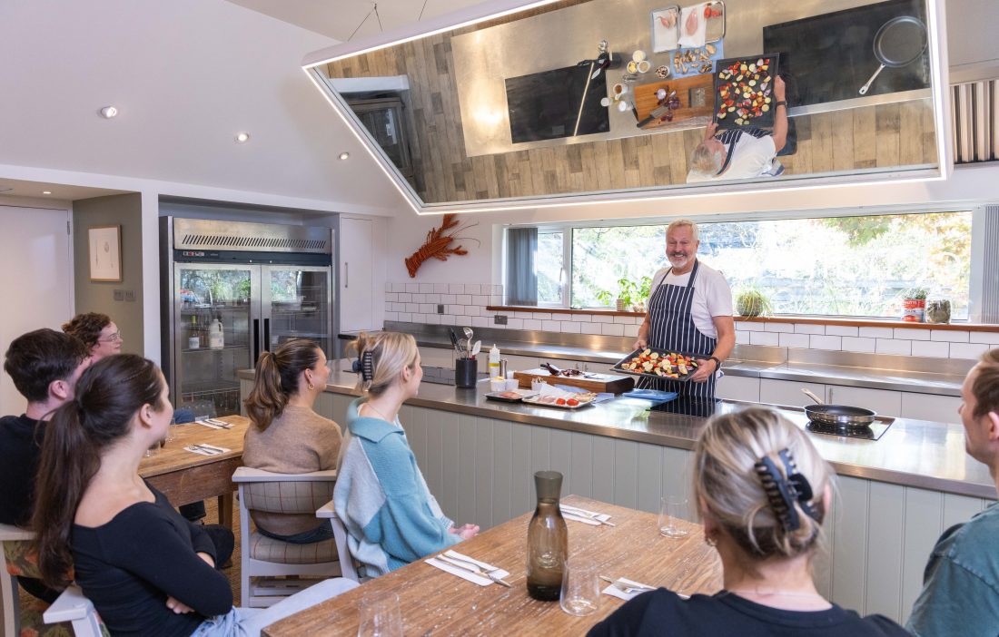 CHEF NICK NAIRN GETS READY TO RE-OPEN COOK SCHOOL IN JANUARY