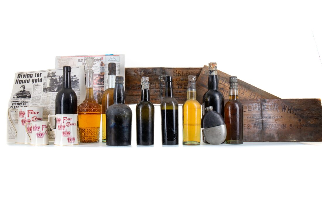 WHISKY COLLECTION RESCUED FROM 130-YEAR-OLD SHIPWRECK SOLD AT AUCTION