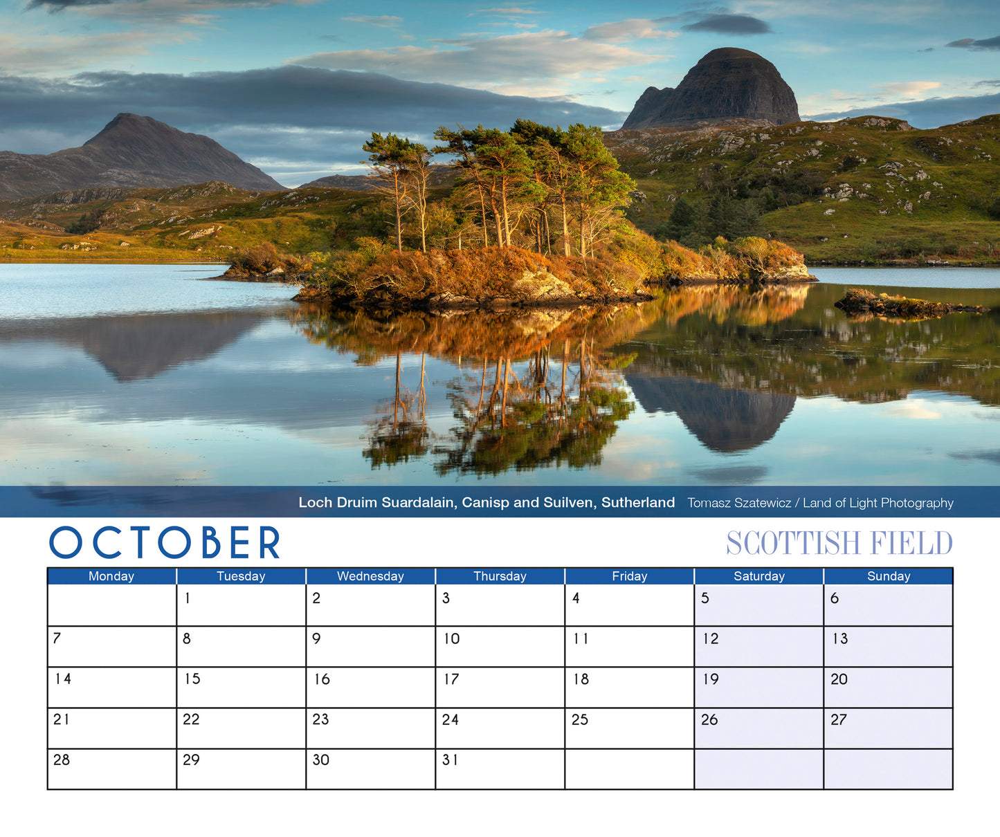 Scottish Field Mini Calendar 2024 50% OFF