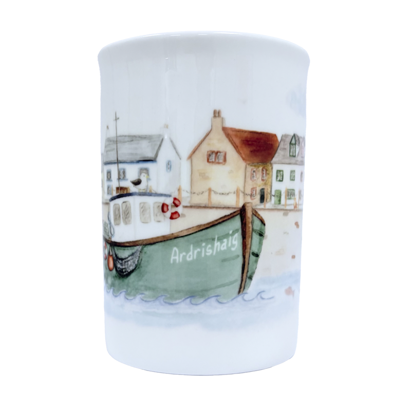 Ardrishaig Boat Bone China Mug