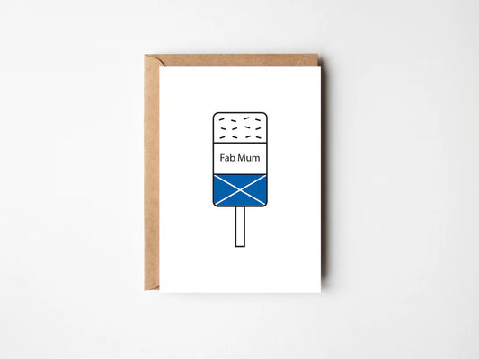 Braw + Hem "Fab Mum" Greeting Card