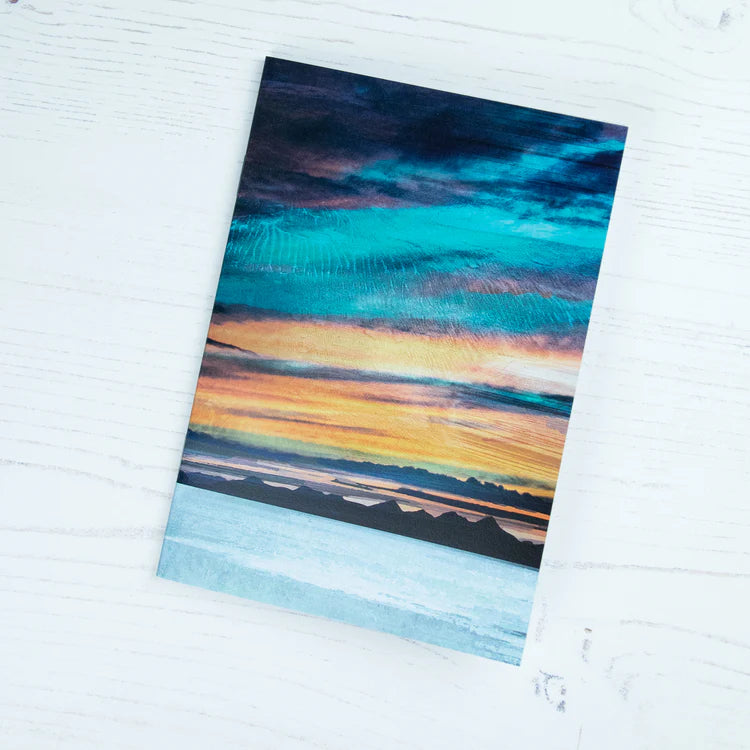 Cath Waters - A6 Notepad - The Western Isles from Trotternish, Skye