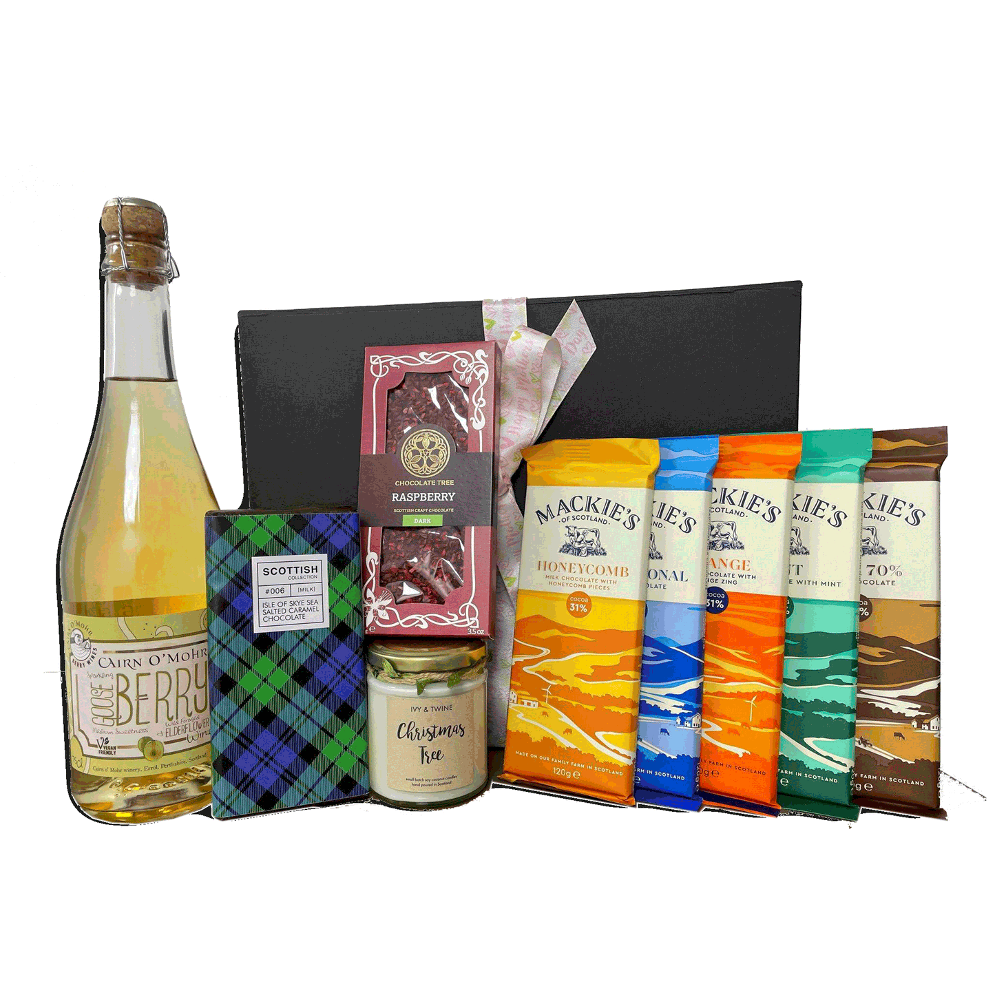 Chocolate, Sparkling Wine & Candle Gift Hamper