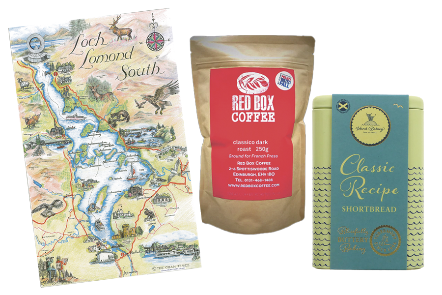 Scottish Coffee, Tea Towel and Shortbread Special Offer!