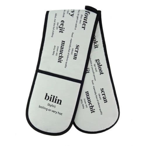 Glen Appin Auld Scots Words Oven Glove