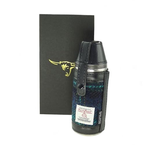 Glen Appin of Scotland Harris Tweed Hunting Flask