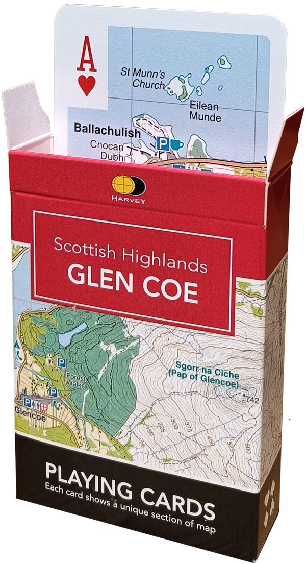Harvey Maps - Glencoe Playing Cards
