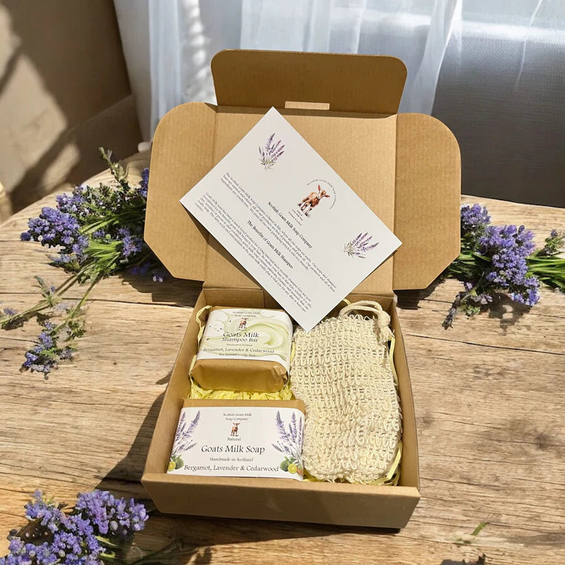 Scottish Goats Milk Soap Co - Soap & Shampoo Bar Gift Set