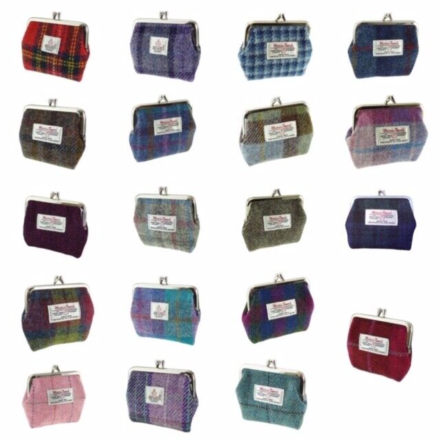 Glen Appin of Scotland Harris Tweed 'Eigg' Small Clasp Purse
