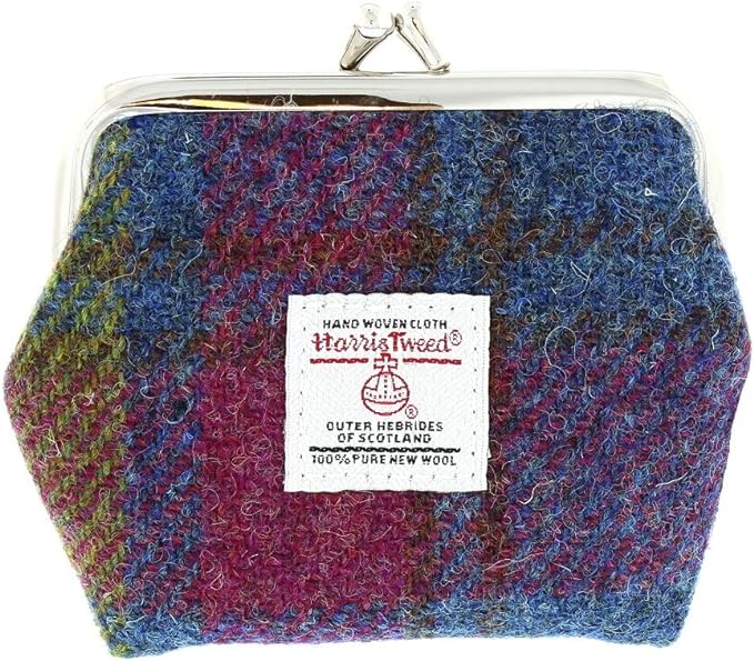 Glen Appin of Scotland Harris Tweed 'Eigg' Small Clasp Purse