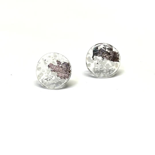 Helen Chalmers Palladium Midi Studs - Lace