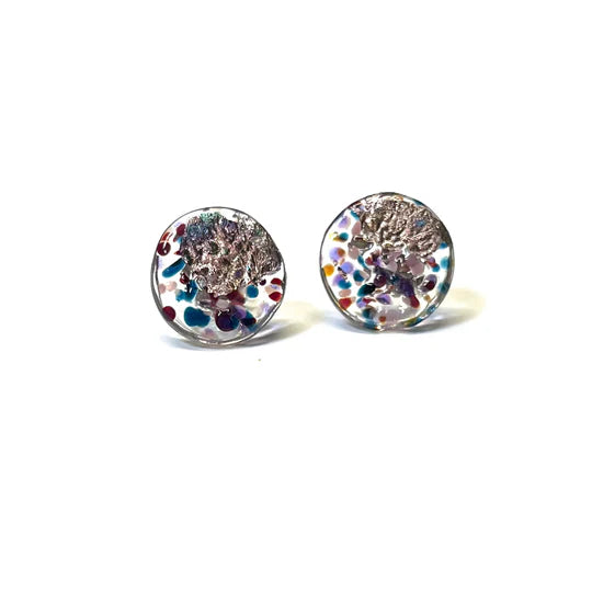 Helen Chalmers Palladium Midi Studs - Shipwreck