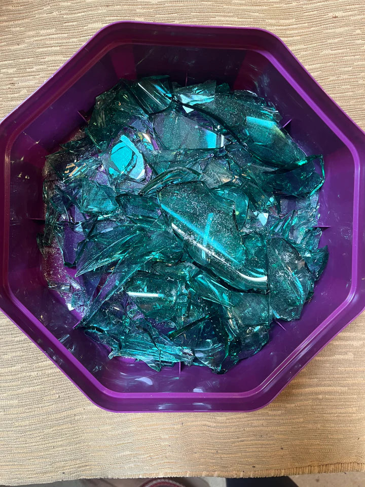 Helen Chalmers Frosted Opal Whisky Bottle Studs