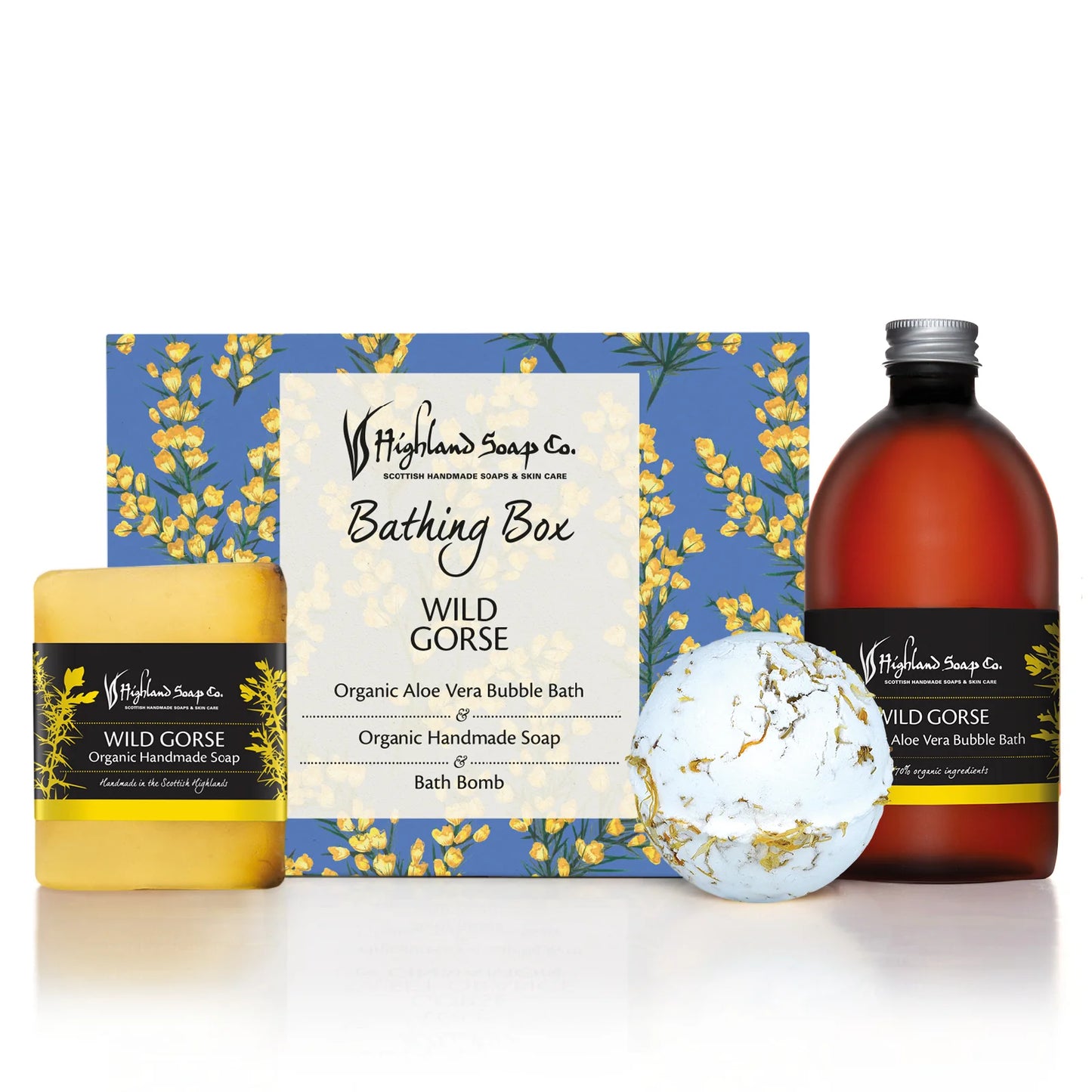 Highland Soap Co Wild Gorse Bathing Box