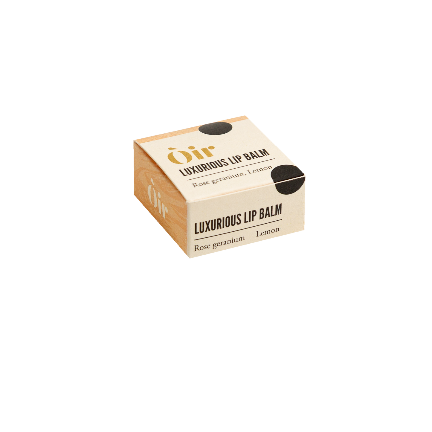 Oir Luxurious Lip Balm - Rose Geranium, Lemon