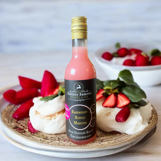 Slainte Sauces Raspberry Ripple Martini