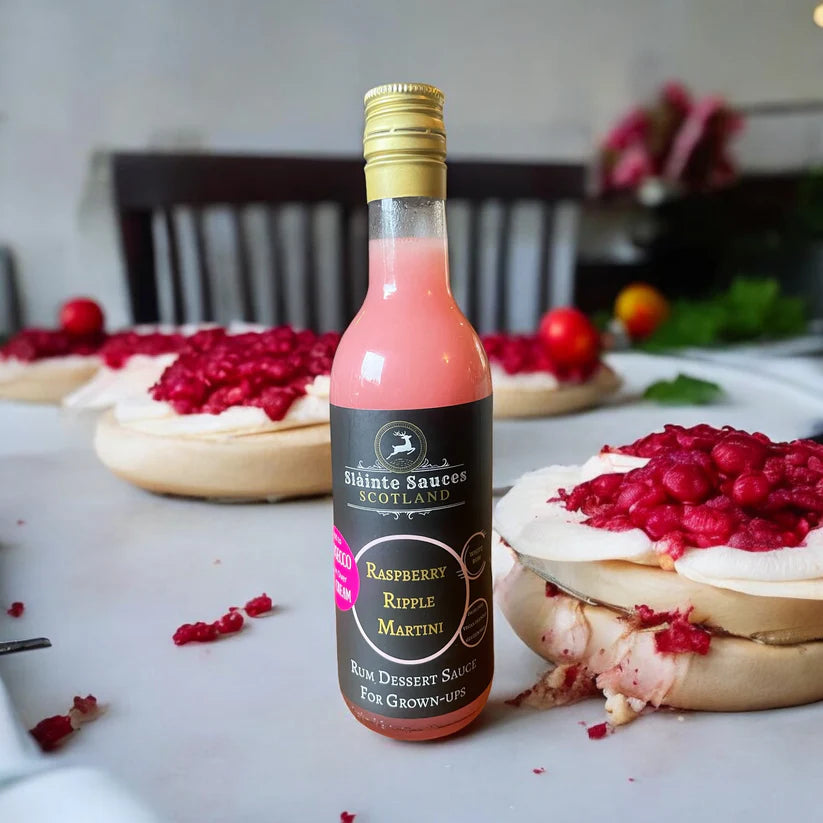 Slainte Sauces Raspberry Ripple Martini