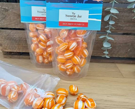 The Sweetie Jar Argyll - Iron Brew Humbugs