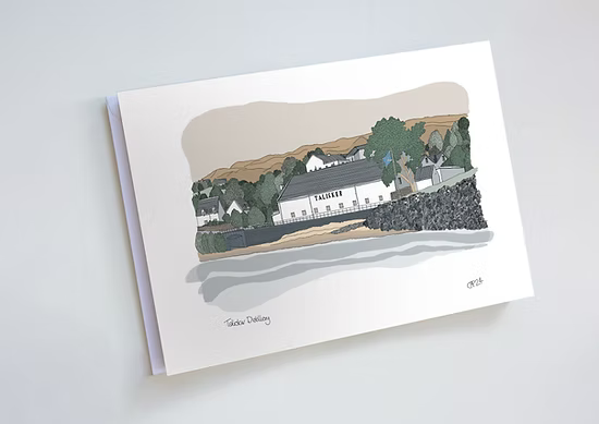 Turadh Design Co - Talisker Distillery Skye Greeting Card