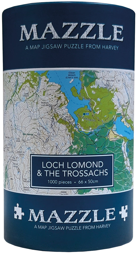 Harvey Maps - Loch Lomond & Trossachs Mazzle