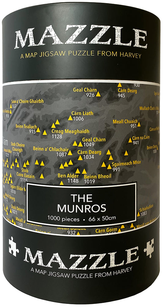 Harvey Maps - The Munros Mazzle