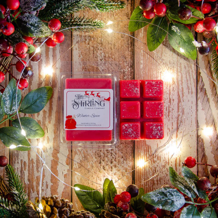 The Stirling Candle Company - Winter Spice - Wax Melt Clamshell