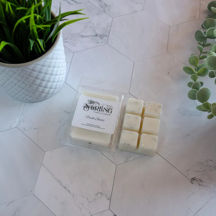 The Stirling Candle Company - Fresh Start - Wax Melt Clamshell