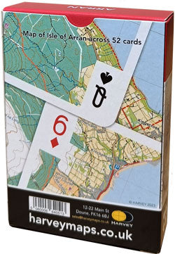 Harvey Maps - Arran Playing Cards