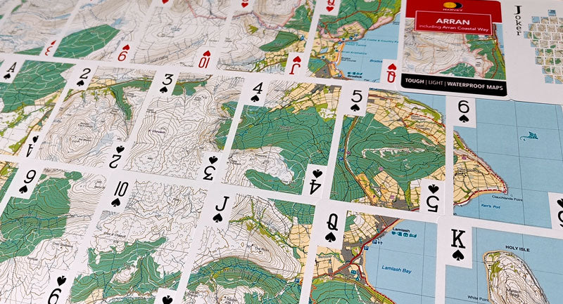Harvey Maps - Arran Playing Cards