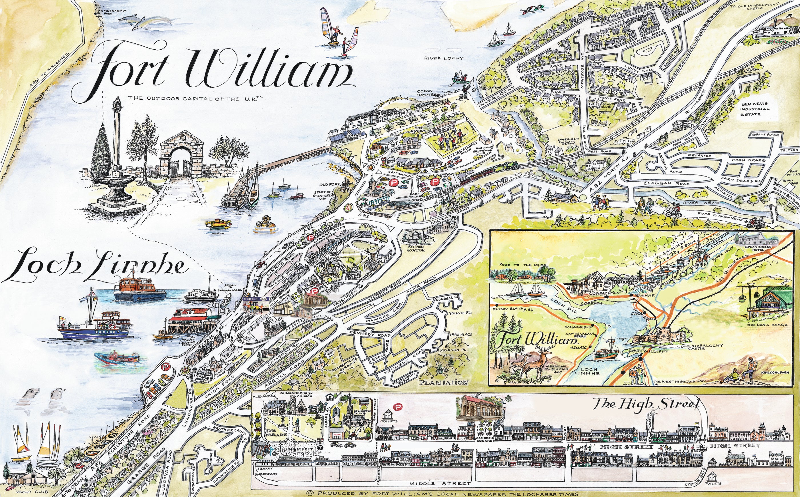 fort-william-map-tea-towel-scottish-field-shop