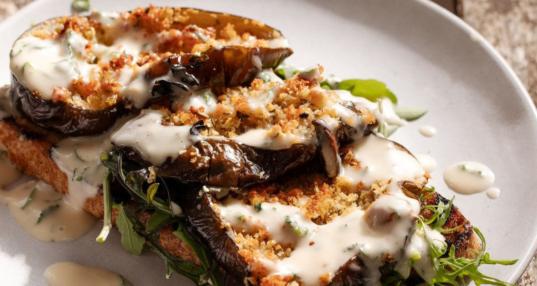 Gillian Veal from Cambo Gardens shares her recipe for Parmesan-Crusted Aubergine