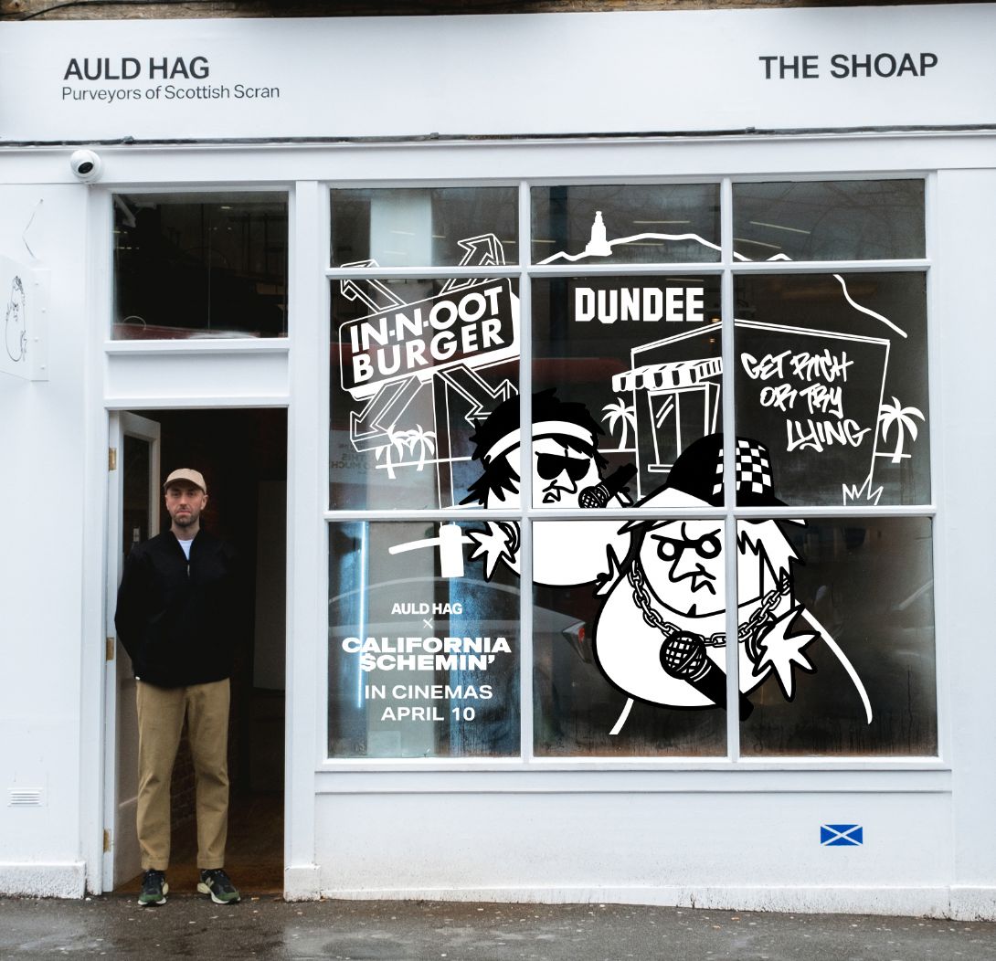In-N-Oot Burger? North London’s Scottish café Auld Hag celebrates new James McAvoy film with pop-up