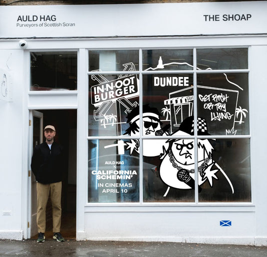In-N-Oot Burger? North London’s Scottish café Auld Hag celebrates new James McAvoy film with pop-up