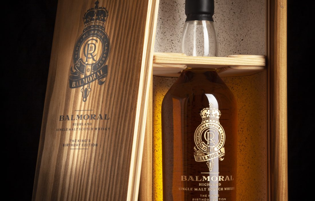 KING CHARLES BIRTHDAY WHISKY RELEASED BY BALMORAL CASTLE AT £3,200 PER BOTTLE