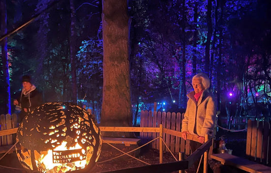 MARY BERRY VISITS ENCHANTED FOREST AS PART OF HER NEW SCOTTISH CHRISTMAS COOK SHOW