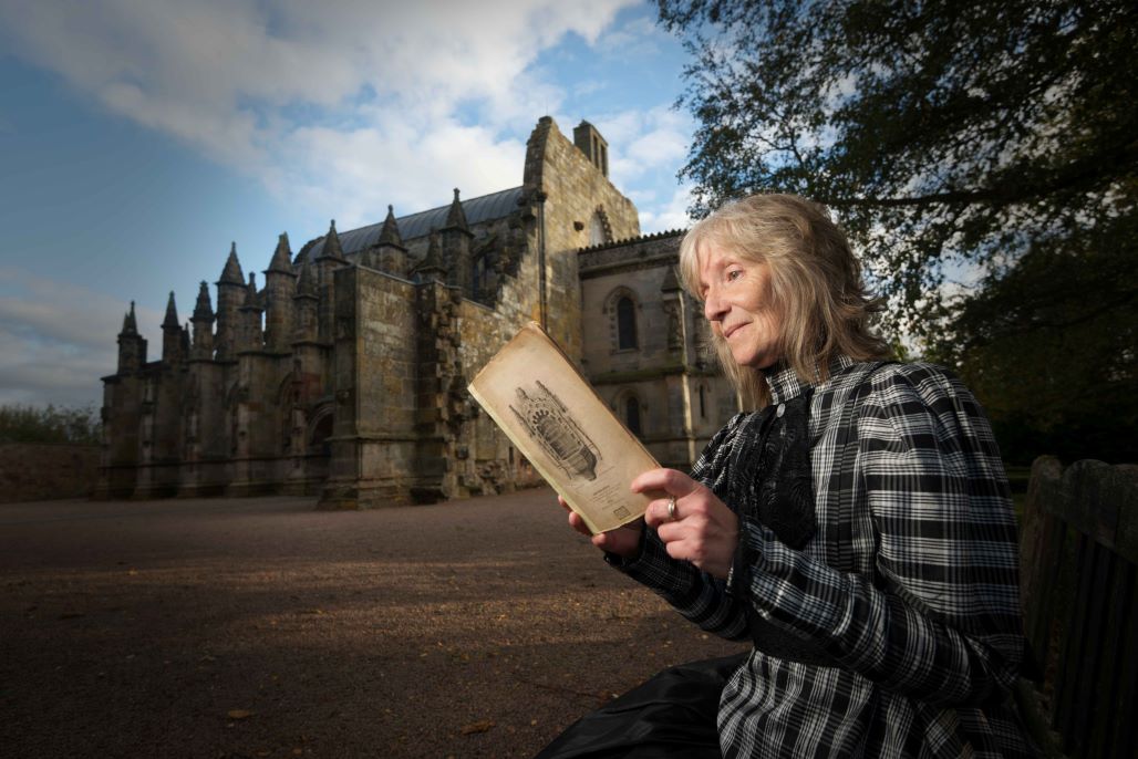 Antique guide book of Rosslyn Chapel discovered in a Berlin book shop