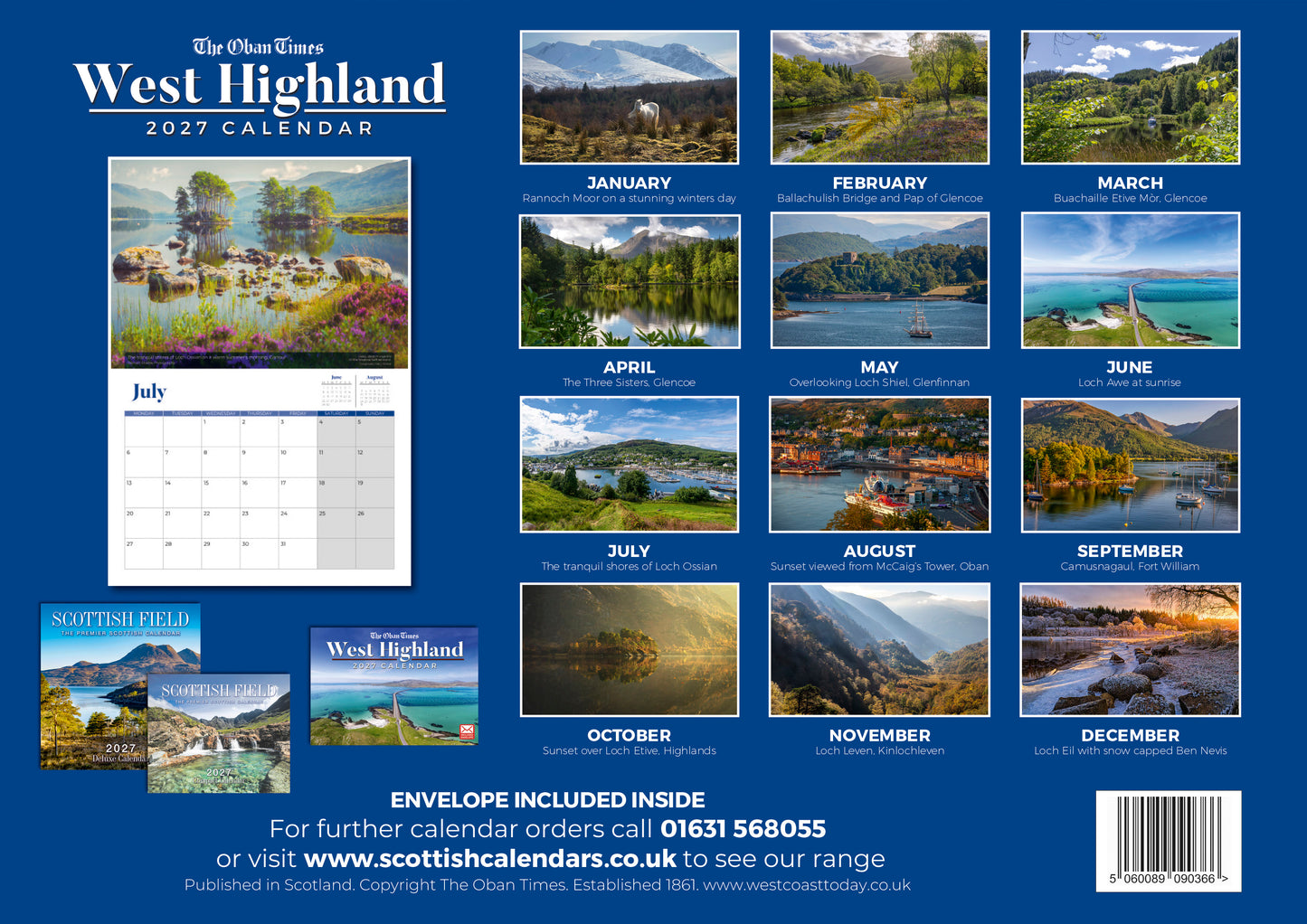 Oban Times' West Highland Calendar 2027