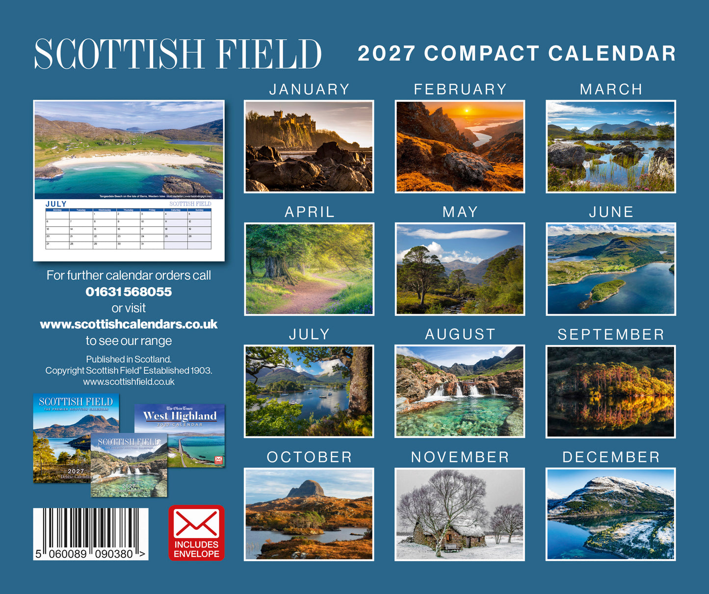 Scottish Field Mini Calendar 2027