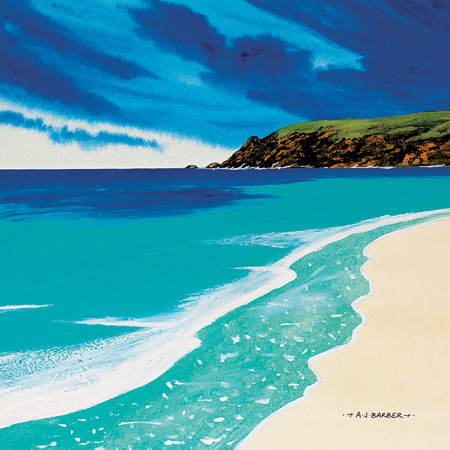 Anthony Barber Greeting Card "Incoming Cloud, Port of Ness"