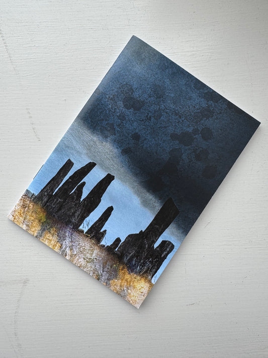 Cath Waters - A6 Notepad - The Callanish Stones, Isle of Lewis