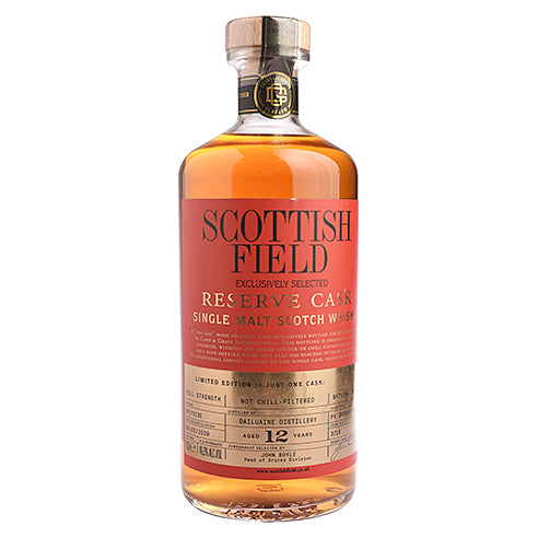 Scottish Field Reserve Cask Dailuaine 12 year old Single Malt Whisky