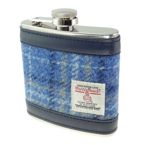 Glen Appin of Scotland Harris Tweed 6oz Hip Flask