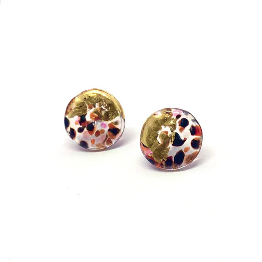 Helen Chalmers Gold Midi Studs - Bramble