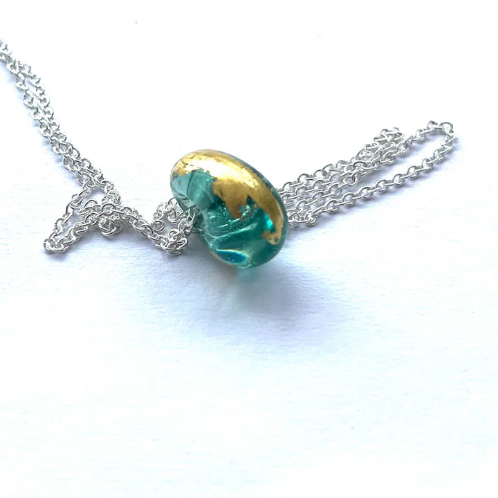 Helen Chalmers Opal and Gold Whisky Bottle Pendant