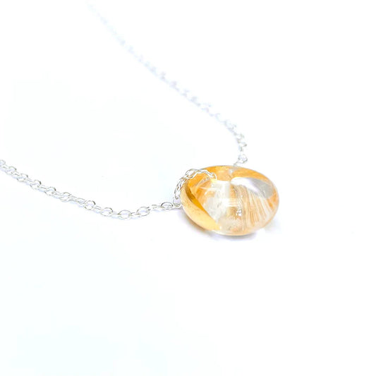 Helen Chalmers Clear and Gold Whisky Bottle Pendant