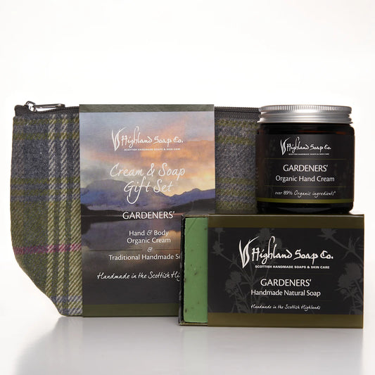 Highland Soap Co Gardener's Soap & Cream Gift Set