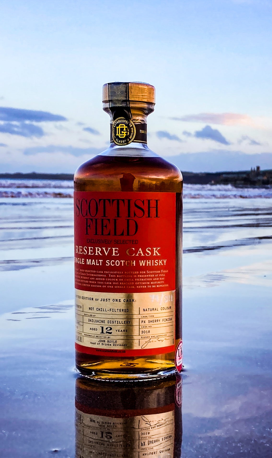 Scottish Field Reserve Cask Dailuaine 12 year old Single Malt Whisky