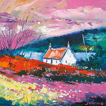 JOLOMO Greeting Card "An Evening Gloaming, Loch Fyne"