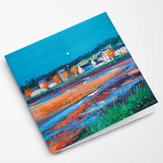 JOLOMO Greeting Card "Autumn Gloaming, Lochgilphead"